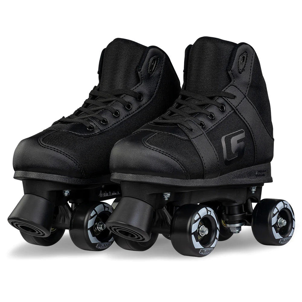 Crazy SK8 HiTop Roller Skates Black Fritzy's Roller Skate Shop