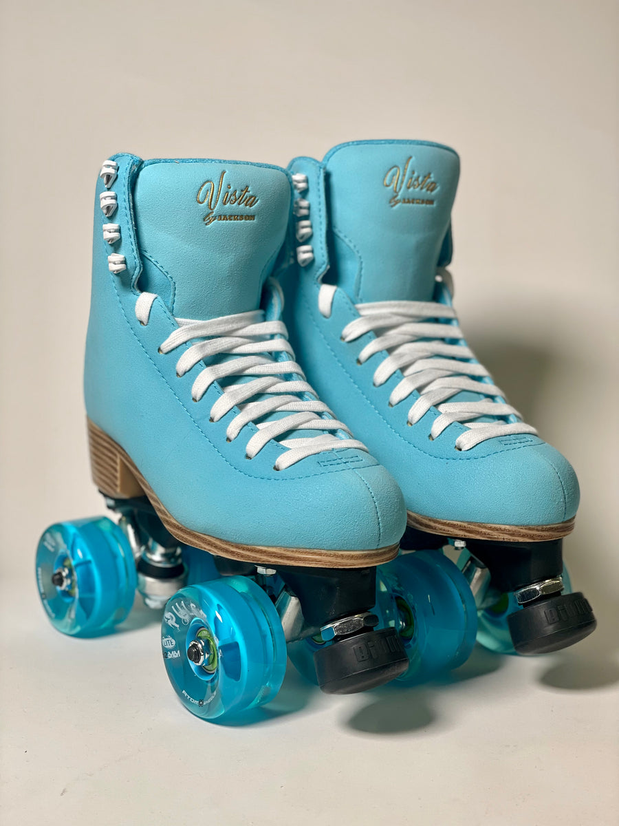 Jackson Vista Viper Roller Skates Teal Fritzy's Roller Skate Shop
