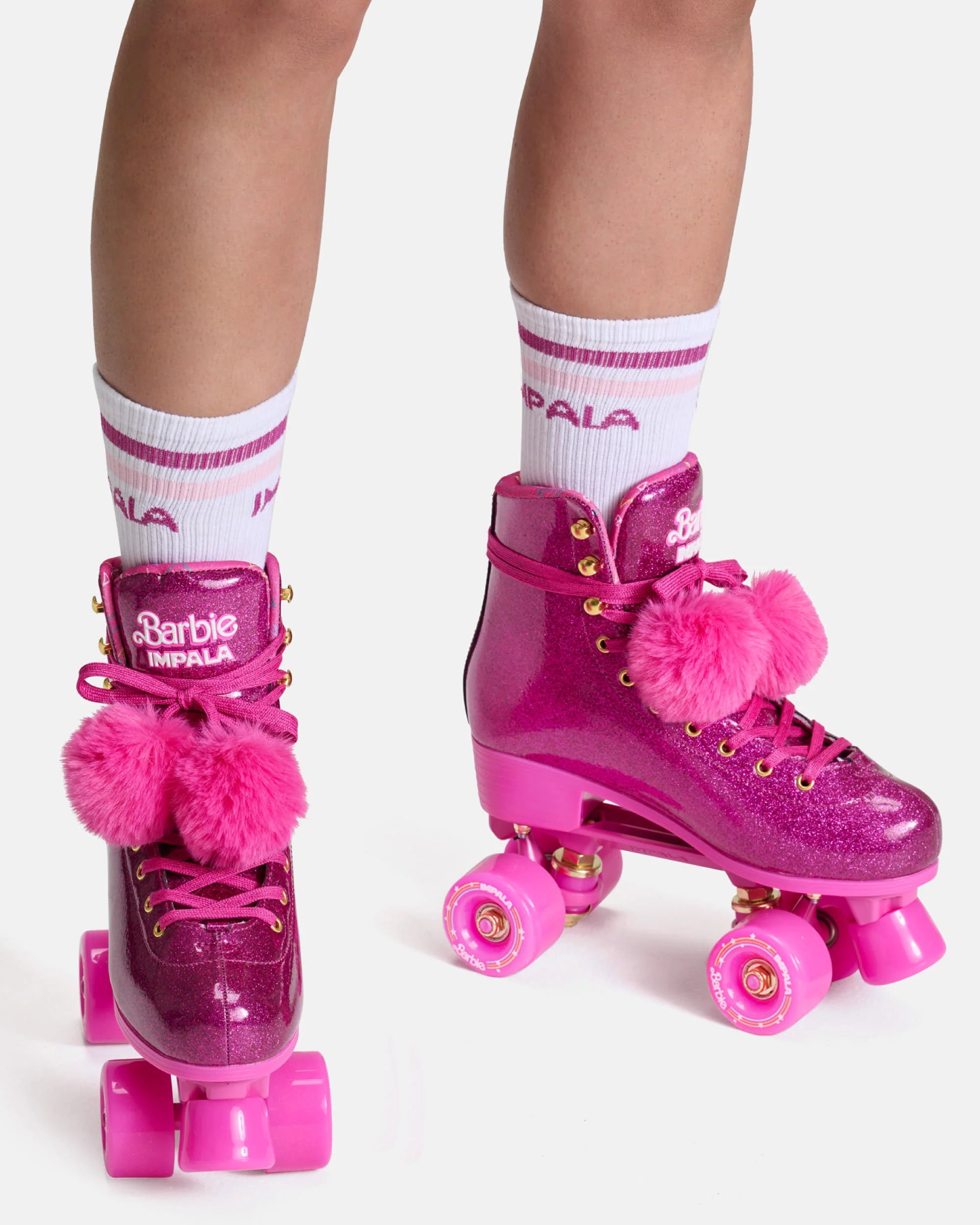 Patines cuádruples Jr. Impala - Barbie Pink