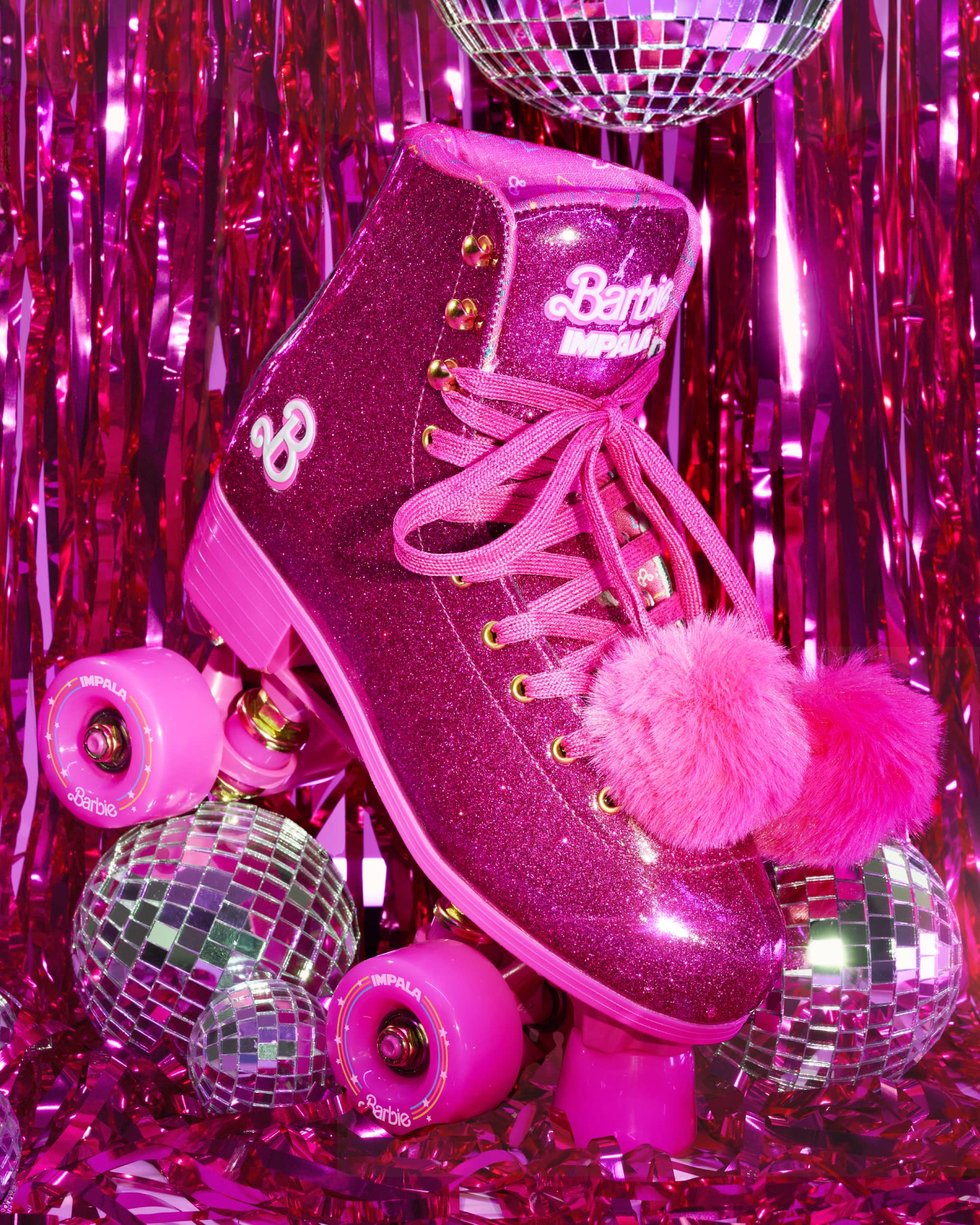 Patines cuádruples Jr. Impala - Barbie Pink