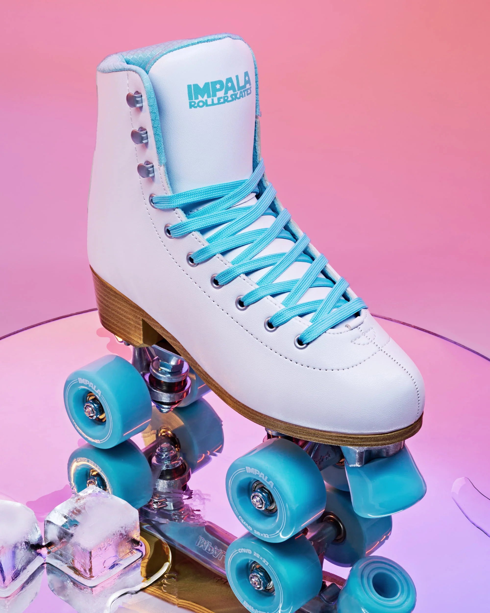 Patines cuádruples Jr. Impala - Hielo blanco