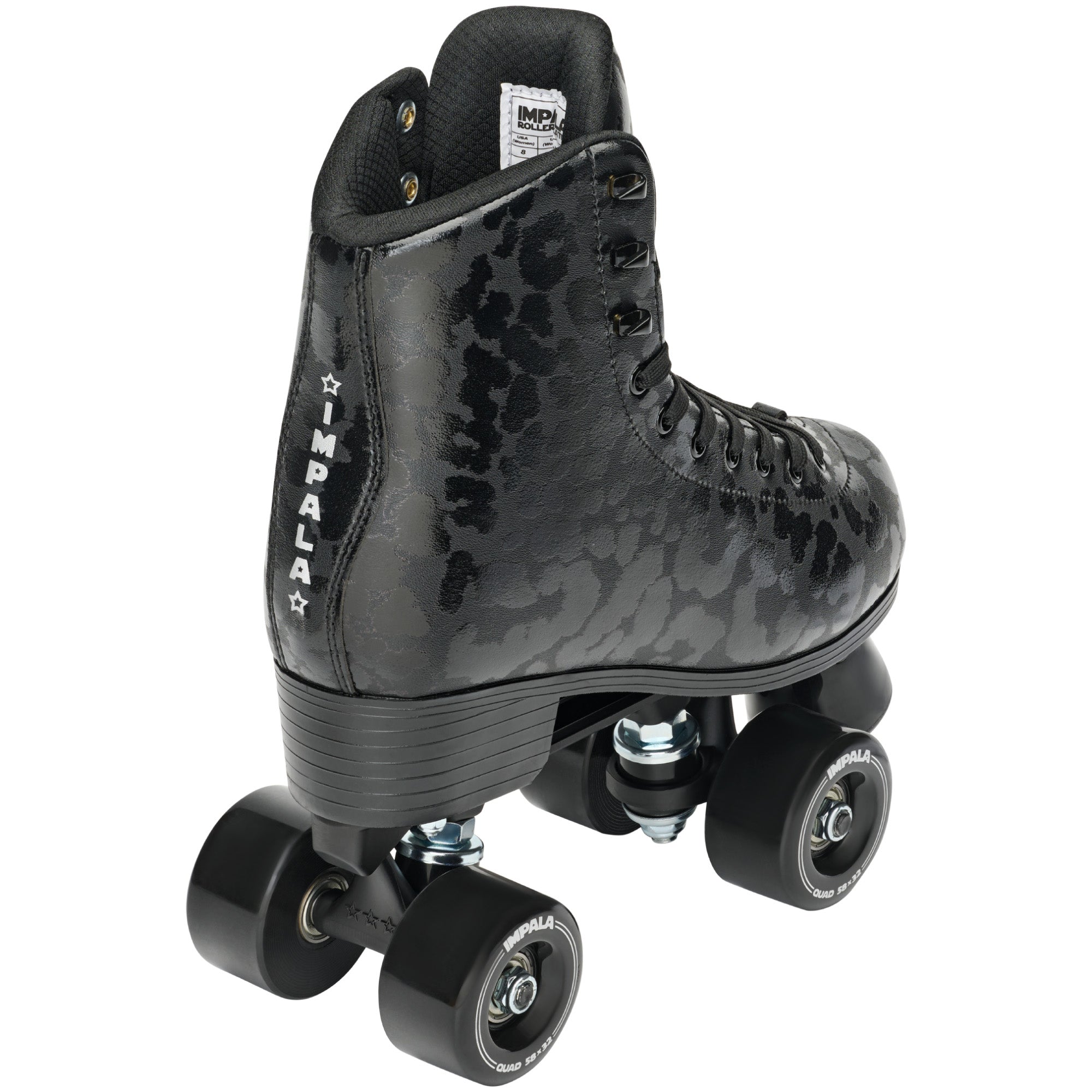 Impala Quad Skates - Black Leopard