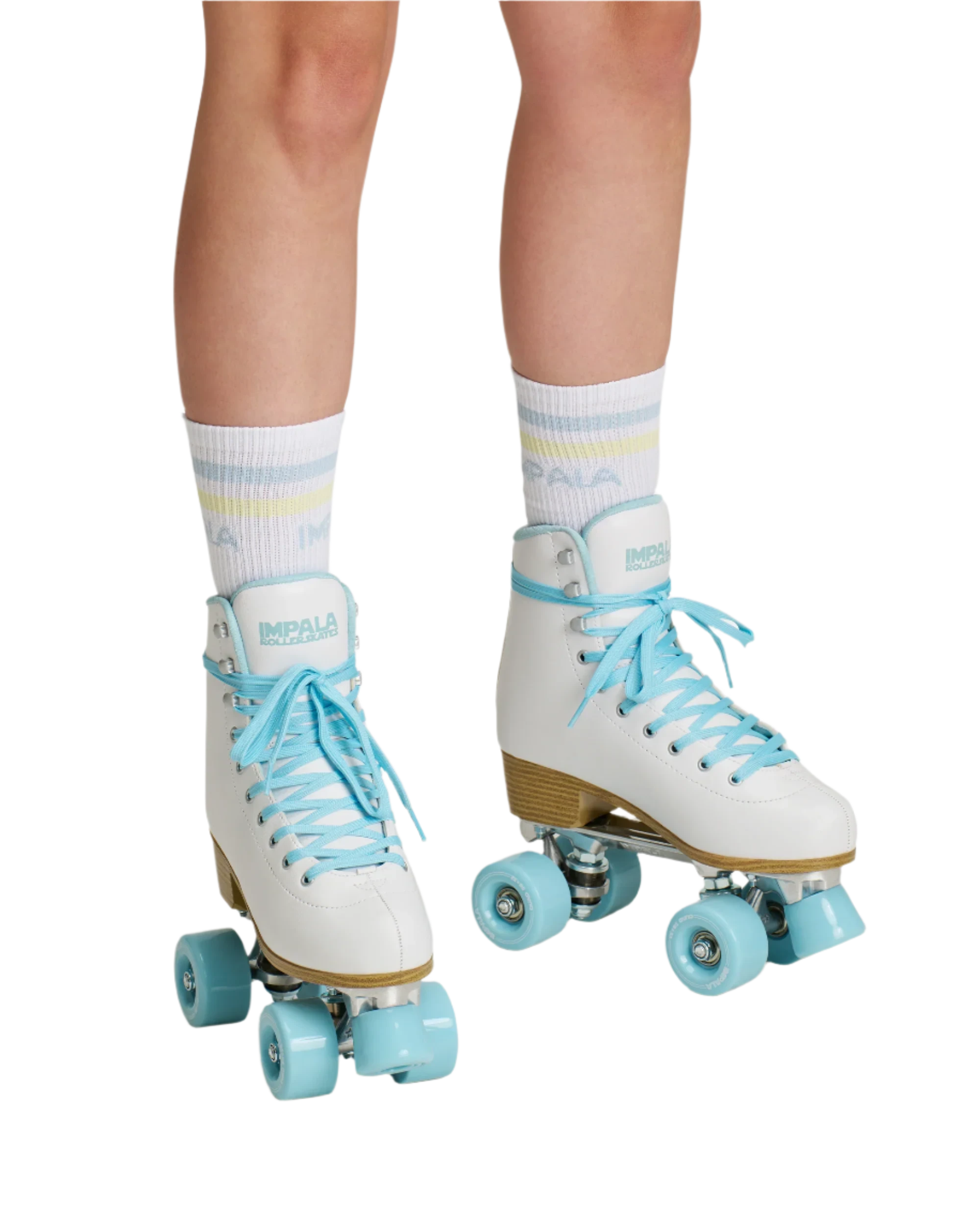 Patines cuádruples Jr. Impala - Hielo blanco