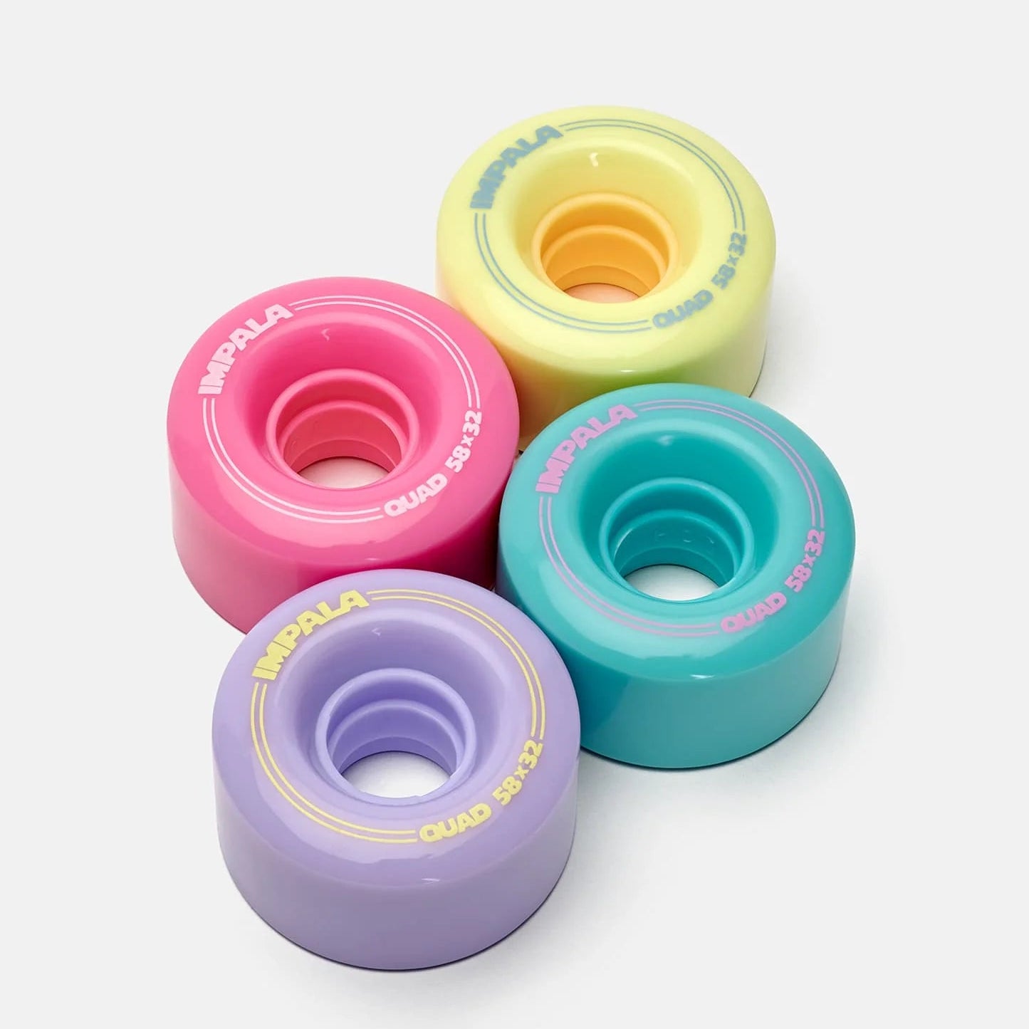 Impala Roller Skate Wheels (4pk) - Pastel Multi