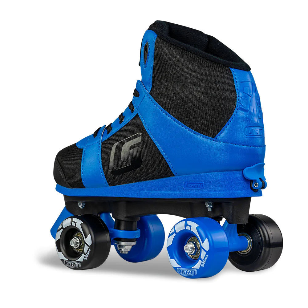 Crazy SK8 Hi Top Roller Skates Blue Fritzy s Roller Skate Shop