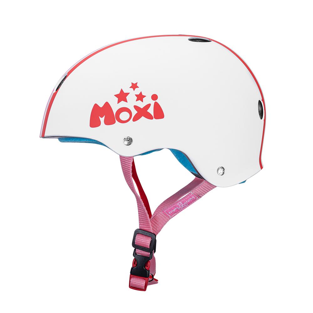 Casco Sweatsaver certificado por Triple8 - Moxi Stripey 