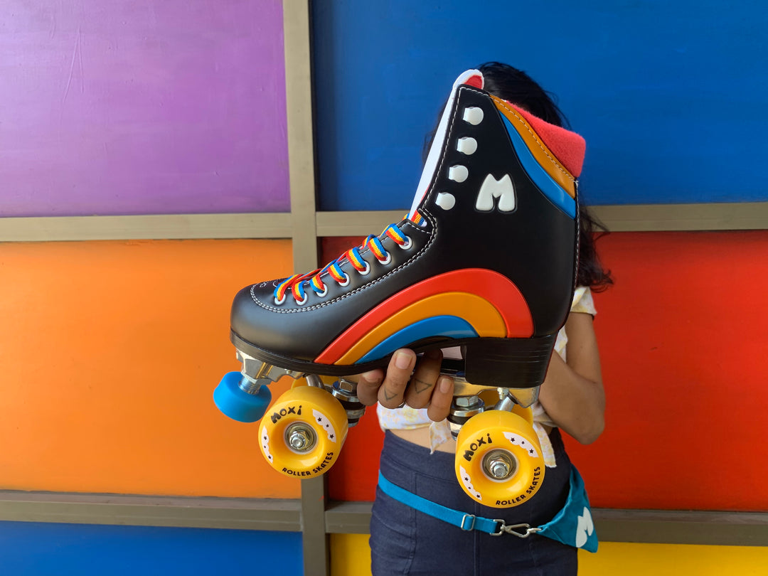 NEW moxi rainbow rider roller skates popular in asphalt black