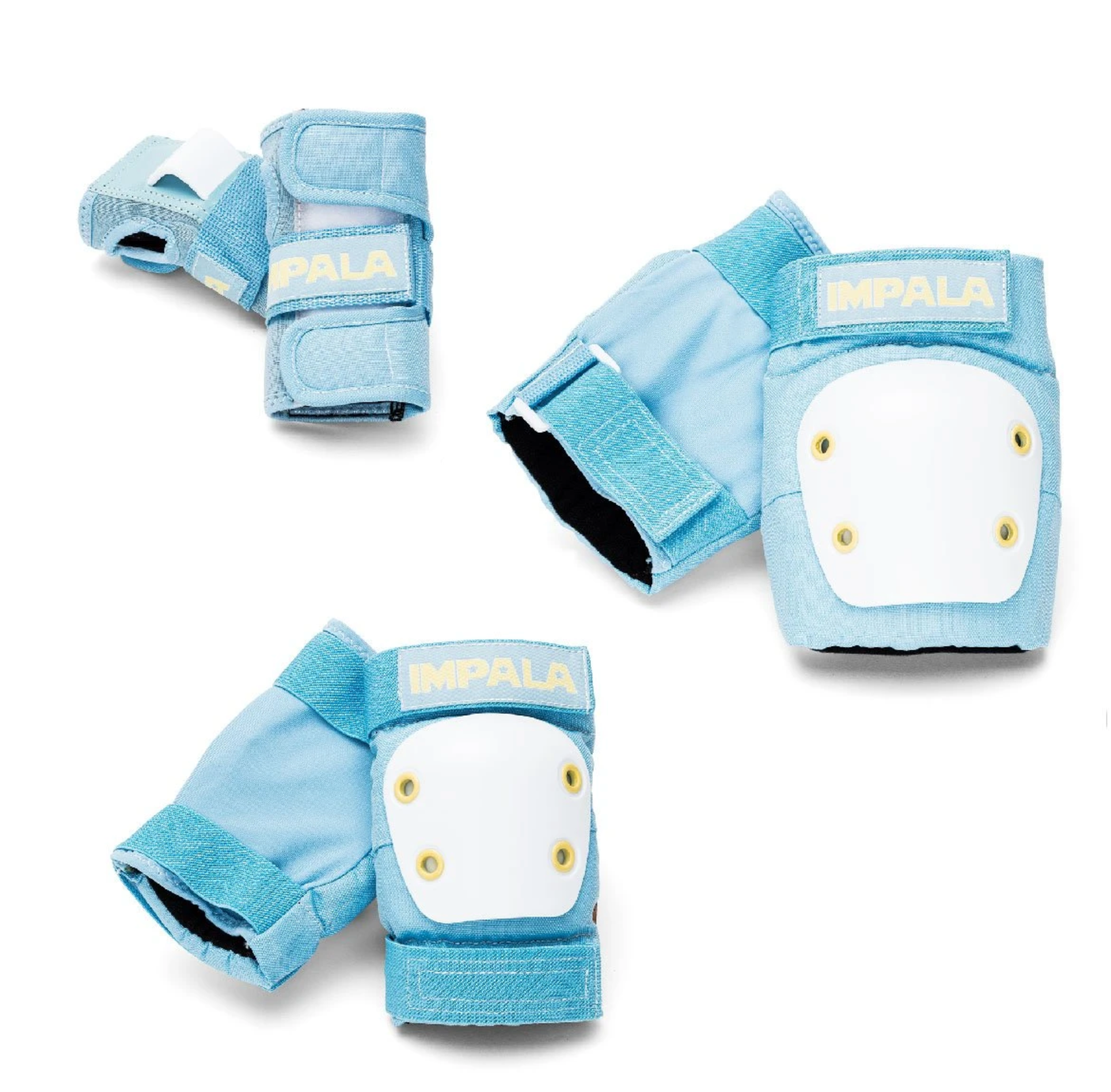 Impala Youth Protective Set - Sky Blue/Yellow