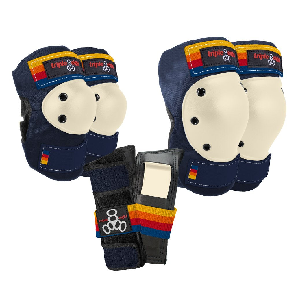 Triple8 Saver Series Pads 3 Pack - Pacific Beach – Fritzy's Roller