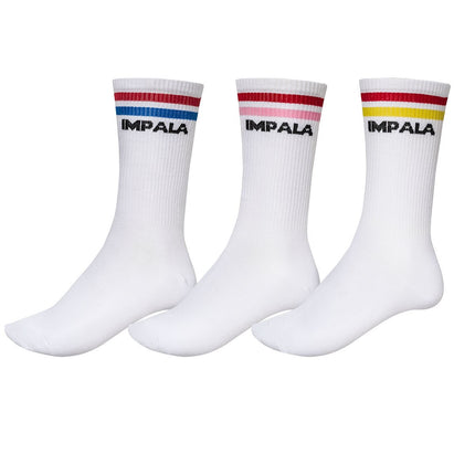 Impala Stripe Crew Socks - Multi