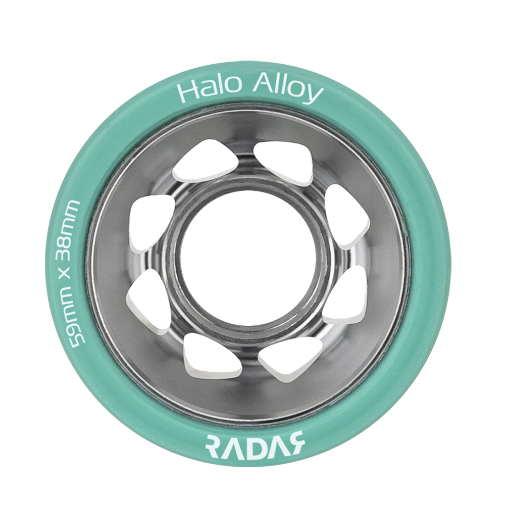 Radar Halo Alloy Wheels (4pk) – Fritzy's Roller Skate Shop
