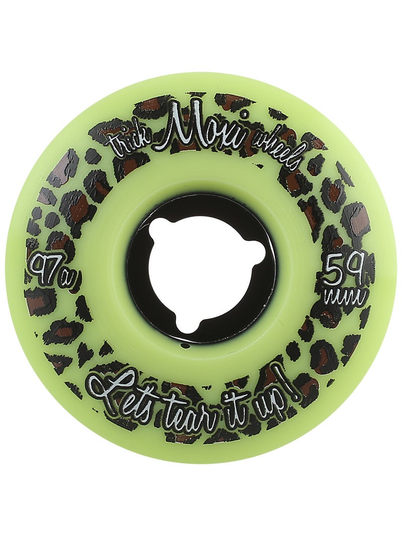 Moxi 59mm green trick newest wheels